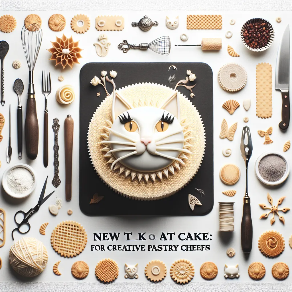 Tort kota w nowej odsłonie opłatki i akcesoria dla kreatywnych cukierników